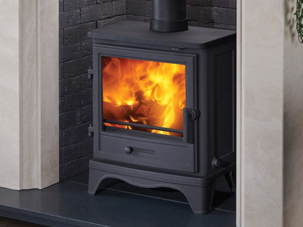 Bassington ECO2022 Stove with Skirted Legs - ECO2022 & SIA Stoves for Smoke Controlled Zones