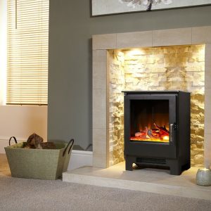 Celsi Arundel VR Steel Stove - Electric Fireplaces