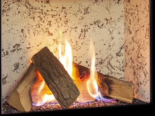 48″ Pablo Celena Limestone Gas Suite - Fireplace Suites