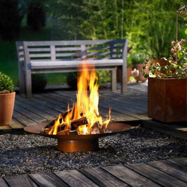 Garden & Outdoor Solid Fuel Fires & Fireplaces