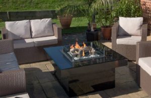 Outdoor Gas Fire on a table - How to create the ultimate garden for parties