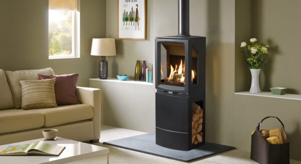 Gazco Vogue Midi T and Midline T Gas Stove - Gas Fireplaces