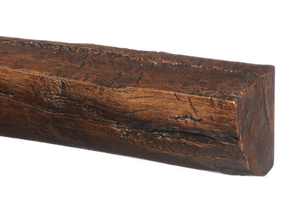 Rustic Dark Oak Geocast Beam 48″/54″ - Fireplace Chambers & Beams