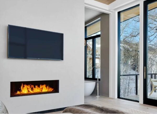 Ortal Clear 150 Front Facing Fire - Gas Fireplaces