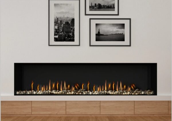 Ortal Clear 250H Front Facing Fire - Gas Fireplaces