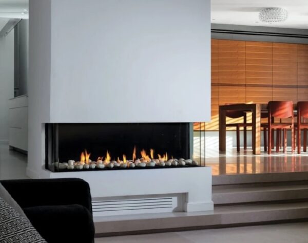 Ortal Clear 110 3 Sided Fire - Gas Fireplaces