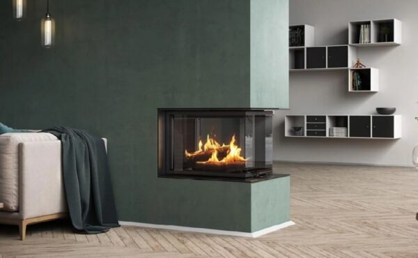 Rais Visio 3:1 Room Divider with Installation Frame - Hole-in-the-Wall Stoves