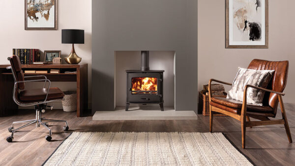 Stovax County 5 Wide ECO2022 Multi Fuel Stove - ECO2022 & SIA Stoves for Smoke Controlled Zones