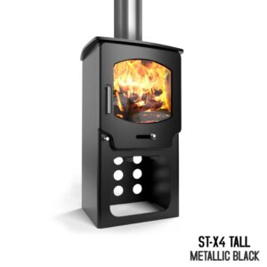 ST-X4 Tall Multi Fuel - ECO2022 & SIA Stoves for Smoke Controlled Zones