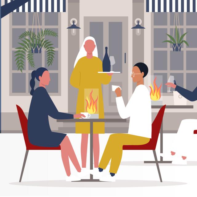 Outdoor Heating & Fireplaces for Restaurants